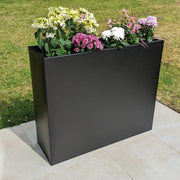 outdoor planters tall planters long planters woven wood